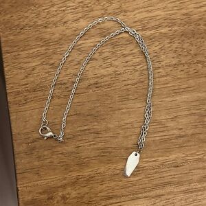 Coffin 16in Silver necklace